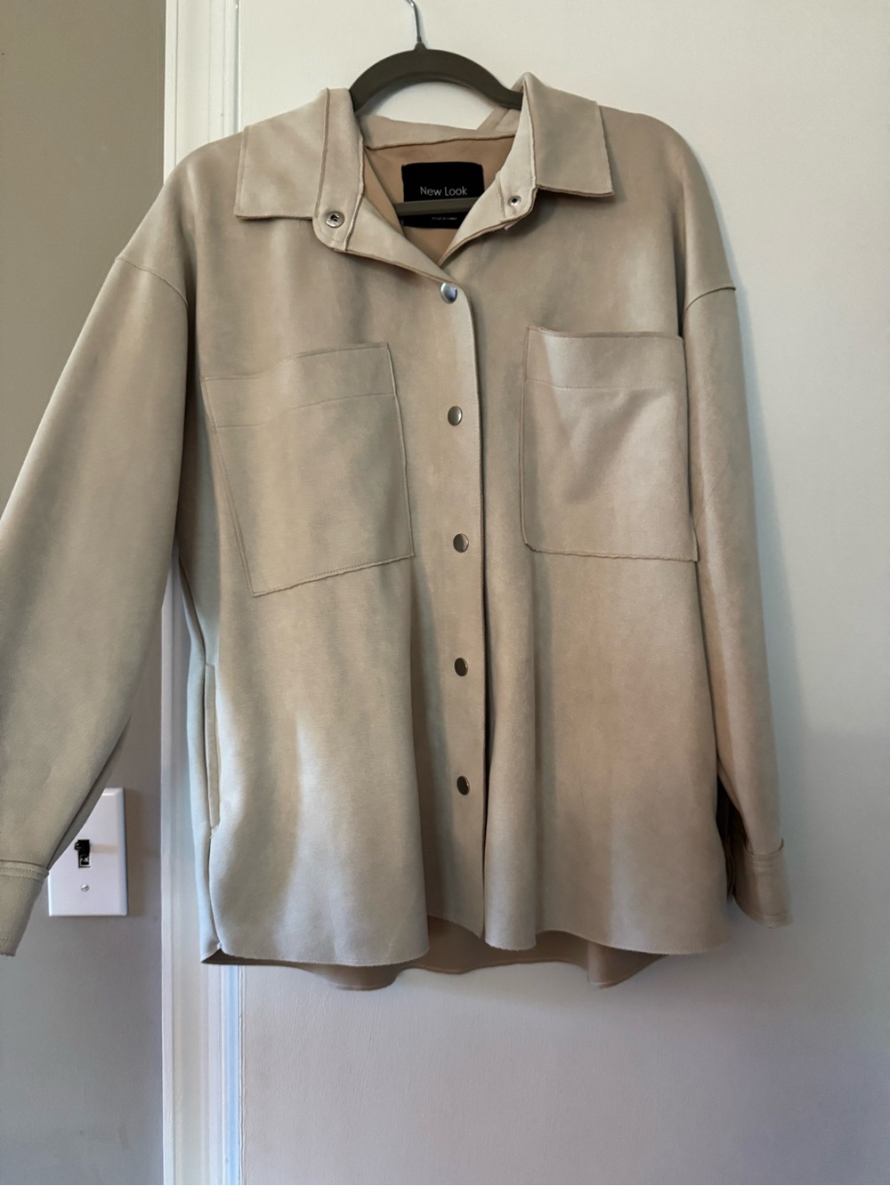 New Look Taupe Utility Shacket Jacket